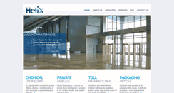 Desktop Screenshot of helixindustries.com